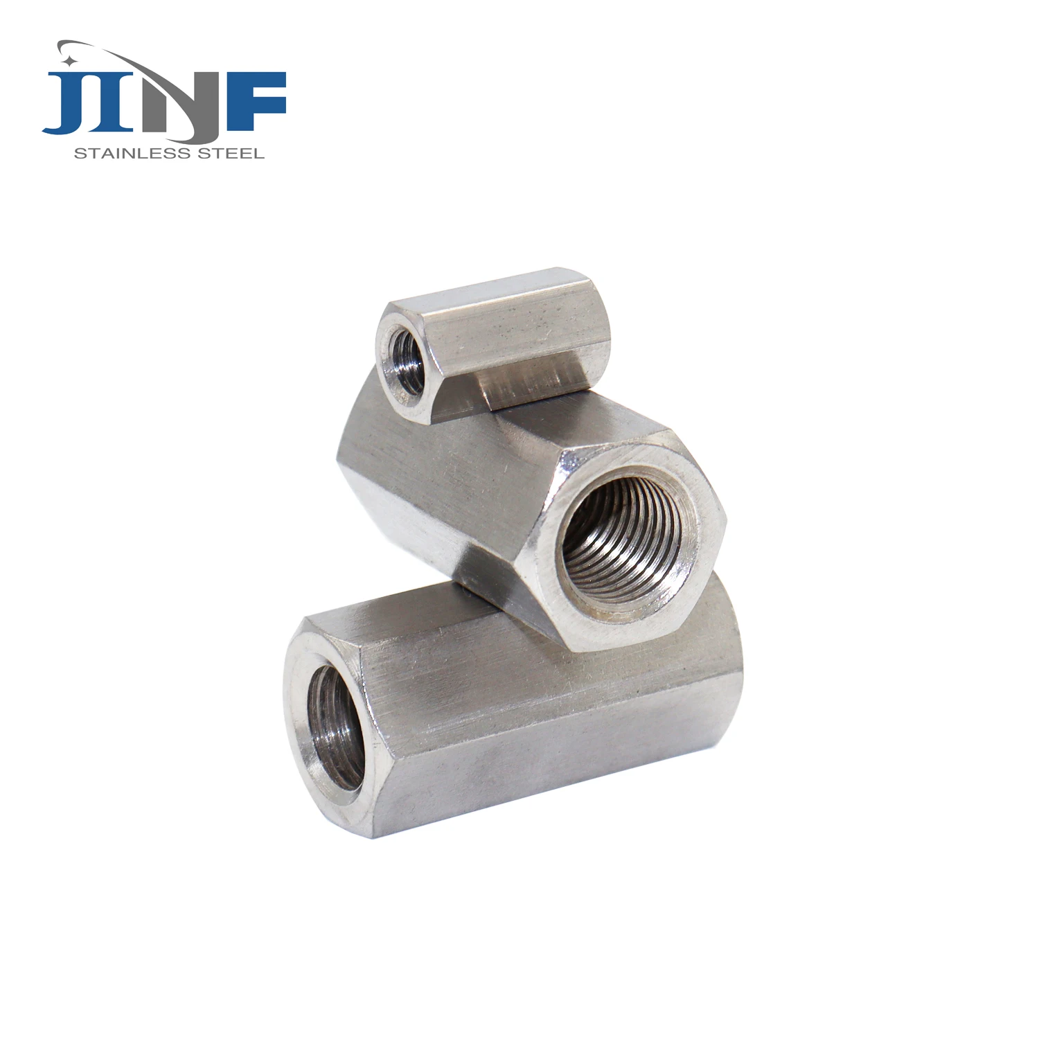 Stainless Steel 304 316 Long Hex Nut DIN6334 Coupling Nut