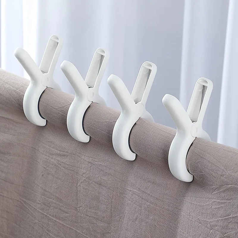 Plastic Clothes Pins,Windproof Heavy Duty Indoor Outdoor Laundry Clips for Bedclothes Throw Blankets Quilts Home Office Towel