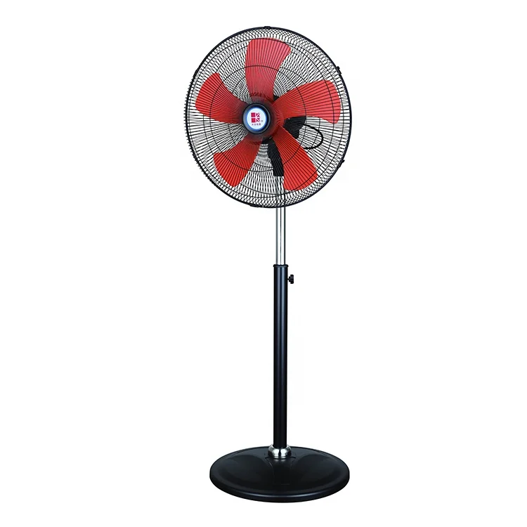 Factory oscillate swinging adjustable speed round 3 plastic blade electrical orange 18 inch industrial super deluxe stand fan