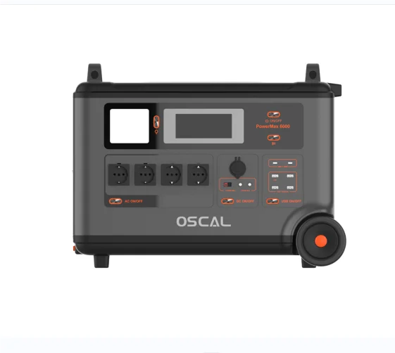Oscal Power Max 6000 портативная электростанция 57600 кВтч 120 В/240 В Вт умная Батарея управления приложением удлиняющая PM6000