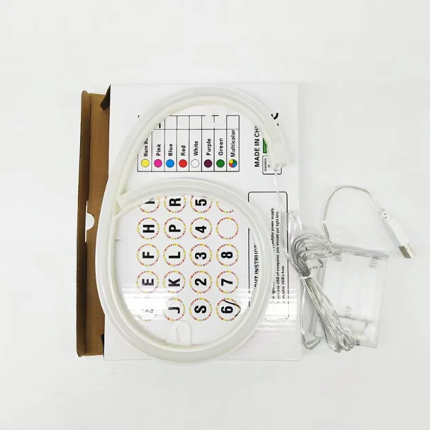 Marquee Letter Lights Battery Operated Usb Happy Birthday Wedding Christmas Wall Room Decoration Led Letter Neon Sign Light