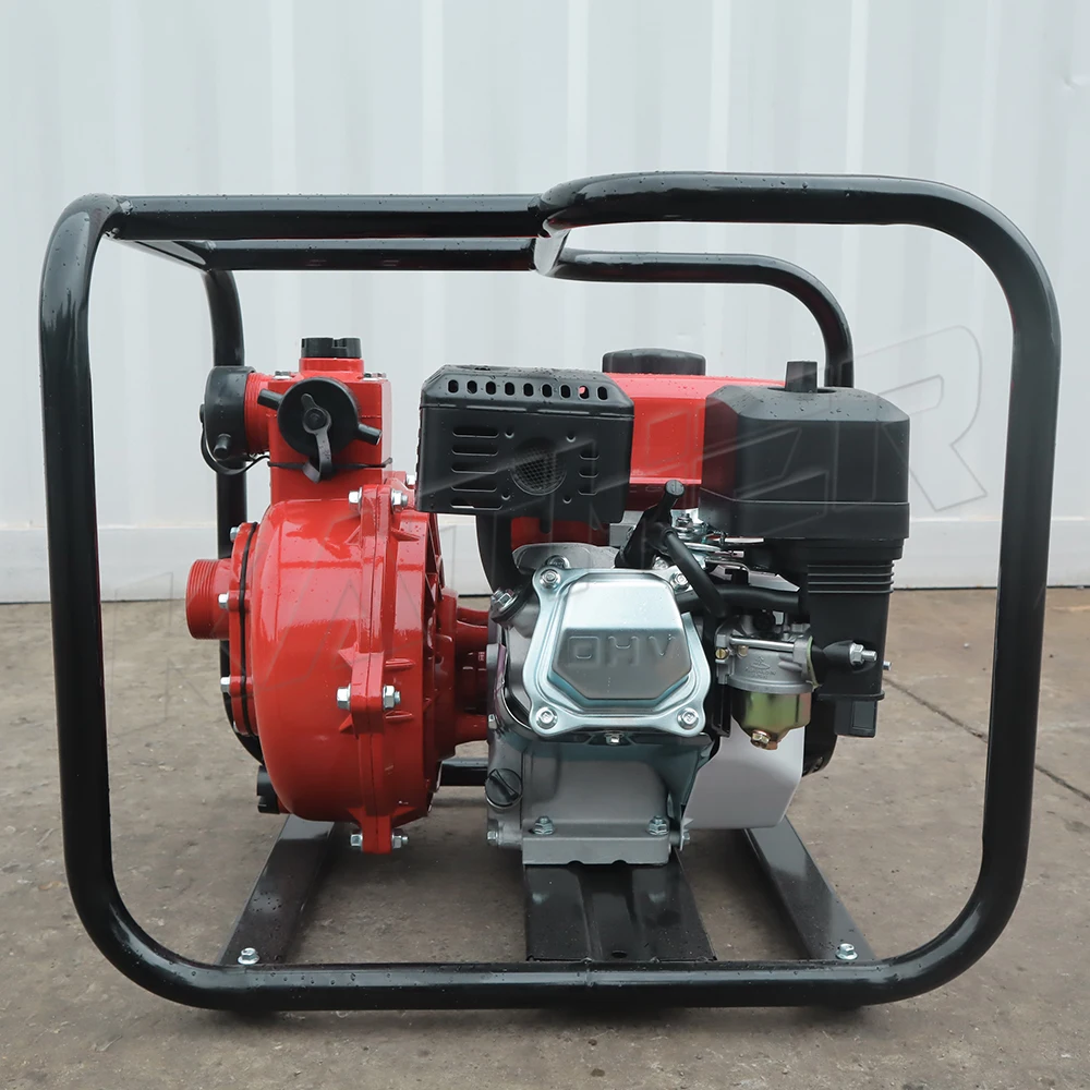 High Pressure Professional 2inch 3inch Water Pump Single/Double Impeller Gasoline Engine Water Pumps For Agricultural Irrigation