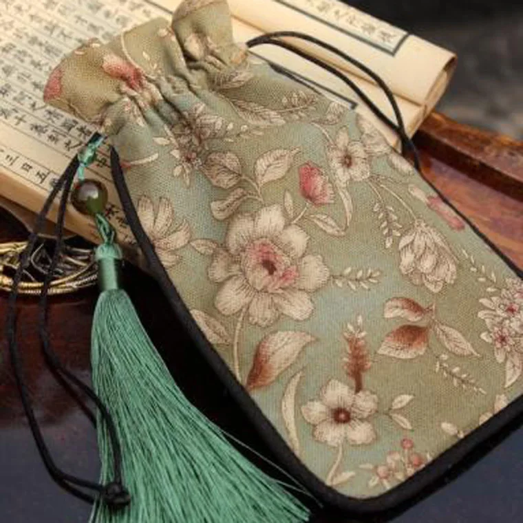 Hand made scented sachet air freshener fabric linen sachet bags for Christmas gifts