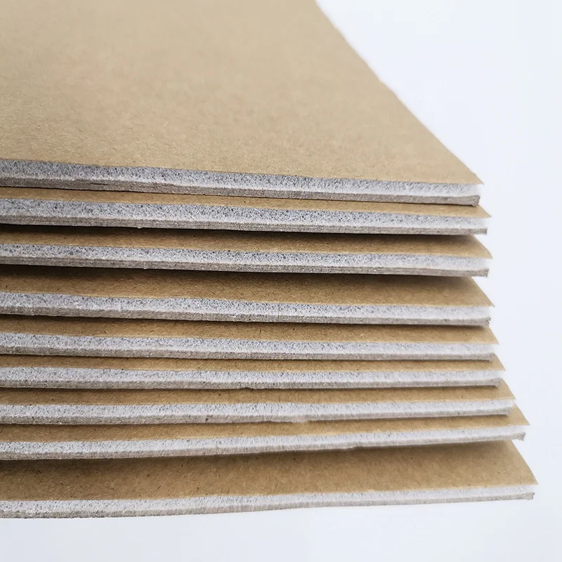 Stiff Grey Back Paper With 3mm Sponge Laminated Kraft Liner Board