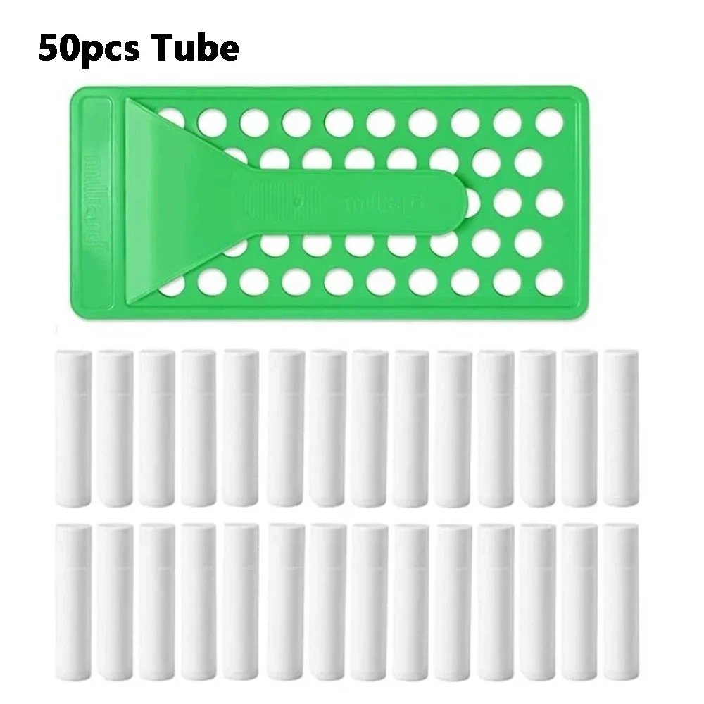 Lip Balm Crafting Kit with Filling Tray, Spatula, & 50 Empty Lip Balm Tubes