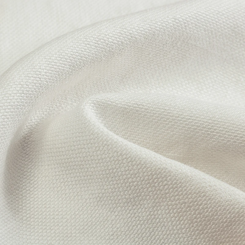 
Eco-friendly white 100% hemp fabric in 570-595 gsm 