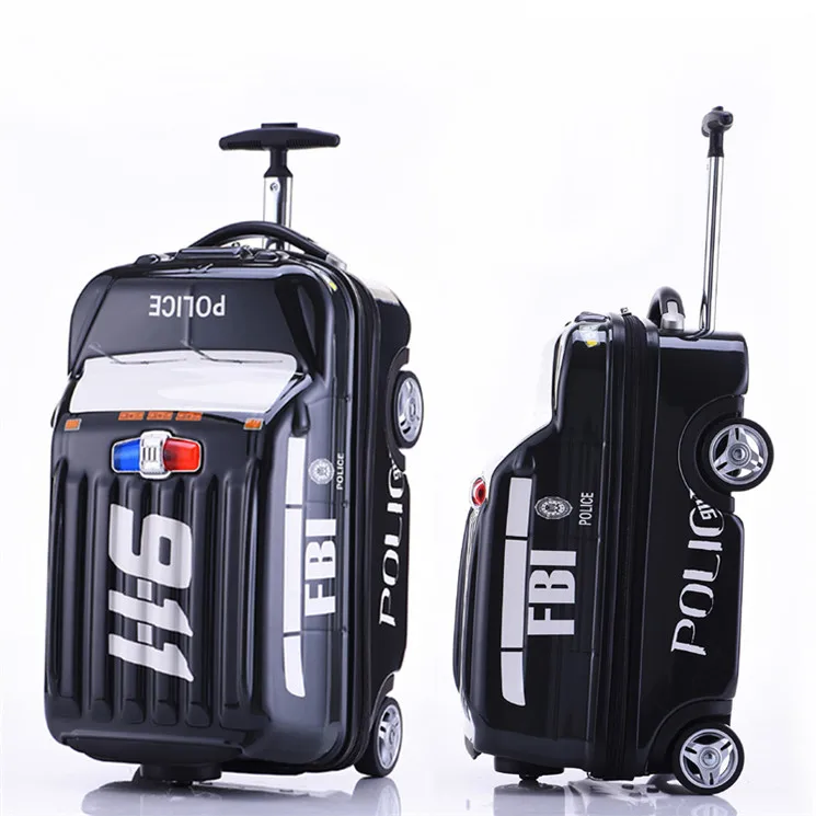 Portable Children Travel Suitcase Shape Trailers Kinds For Scooter Luggage Cart