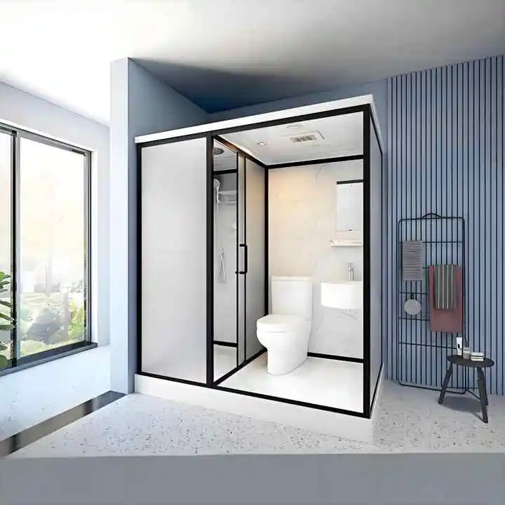 Low Price All in One Bathroom Shower Prefab Bathroom Pod with Toilet