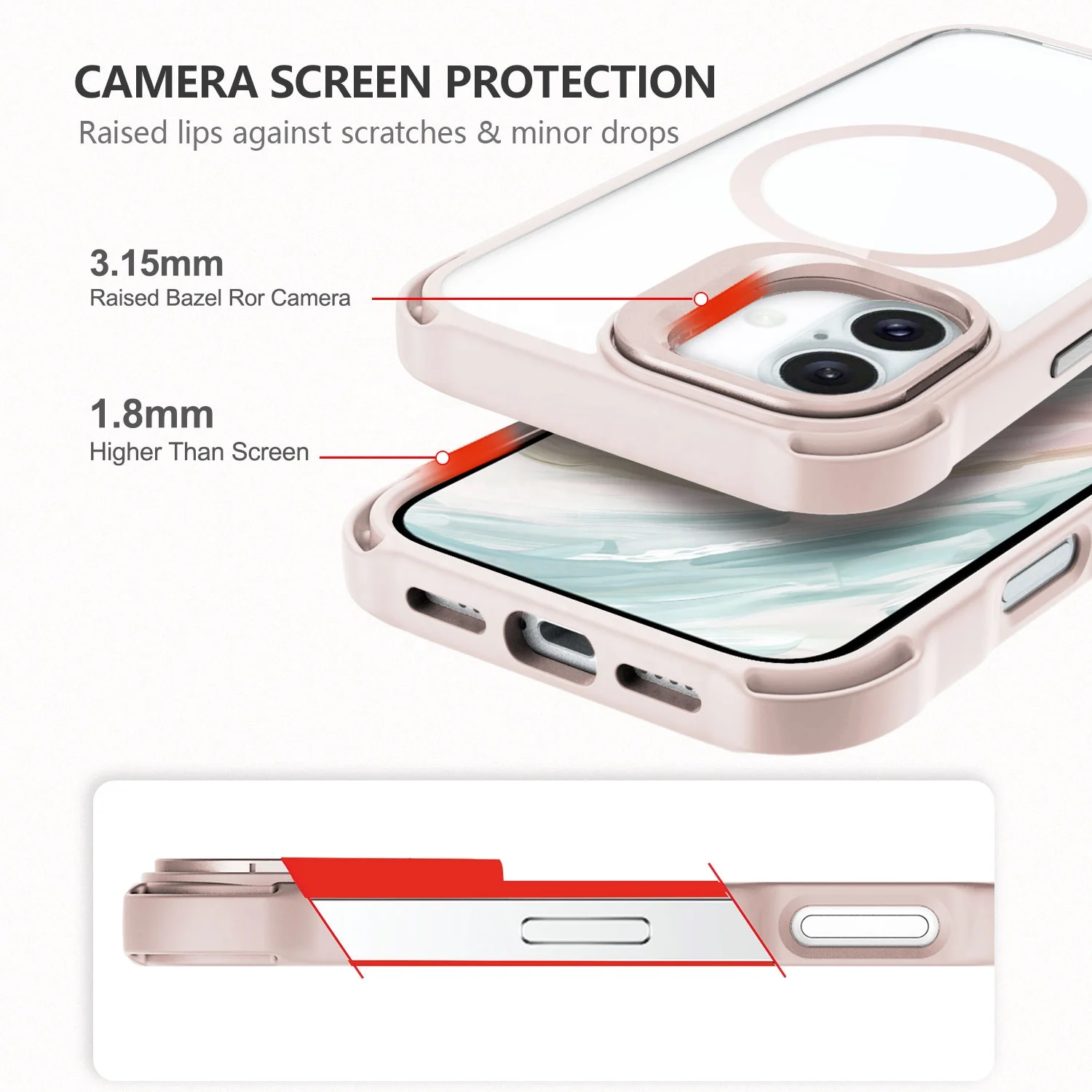 Trending Magnetic Wireless Charging Phone Case for iphone 15 16 pro Bracket Lens Mobile Phone Cases For iPhone 16