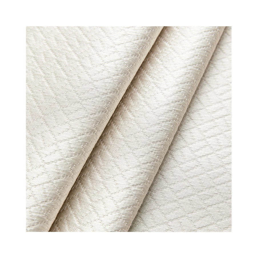 Hot Sale Luxury Textured Home Textile Fabric Designer Jacquard Curtain Fabric
