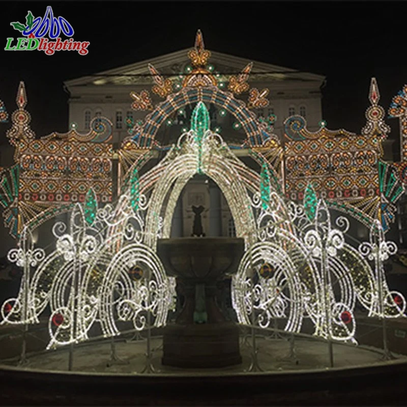 commercial IP65 lighted led fountain motif light waterproof