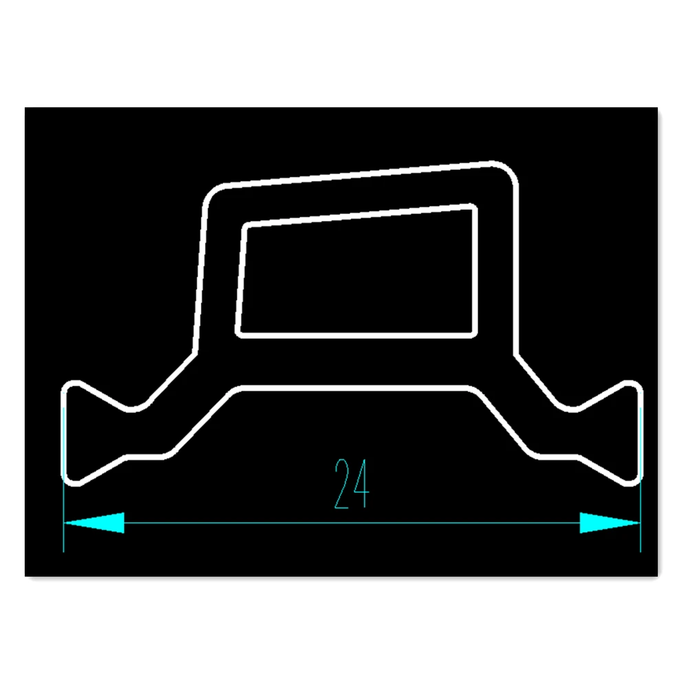 
Custom special shapes Thermal barrier polyamide profile Nylon thermal insulation 