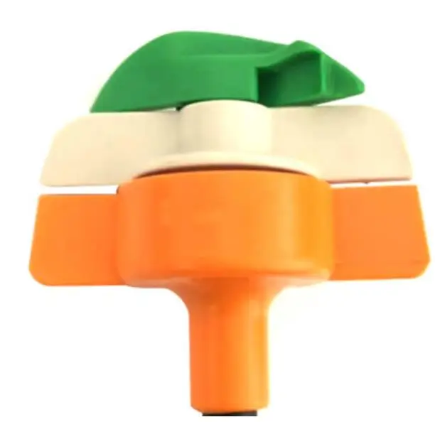 Multi-outlet Nozzle 360 Garden Drip  Irrigation Sprinkler Watering Rotating Sprinkler i