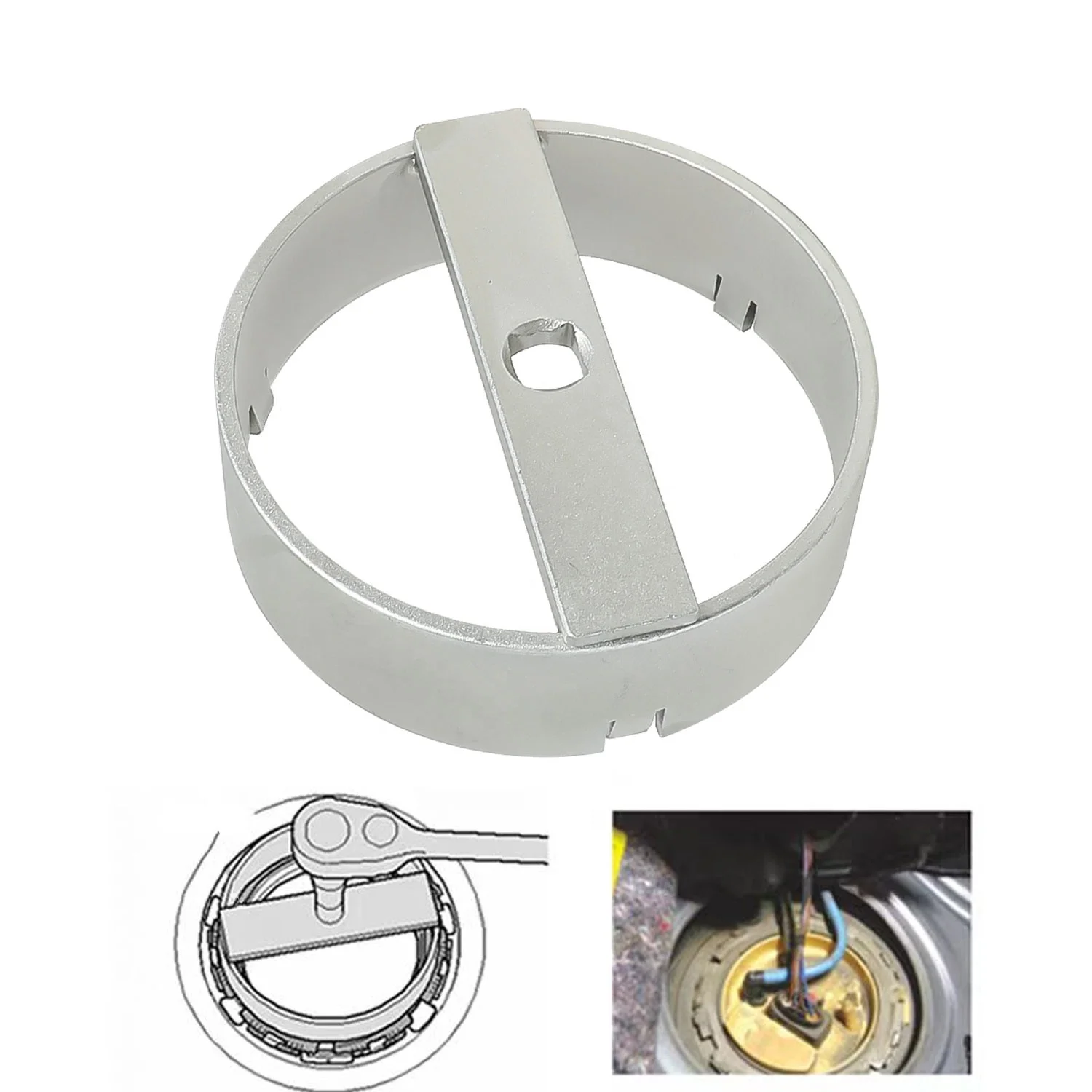 Fuel Sensor Retaining Ring Pump Wrench Tank Seal Ring Removal Tool For VAG Porsche