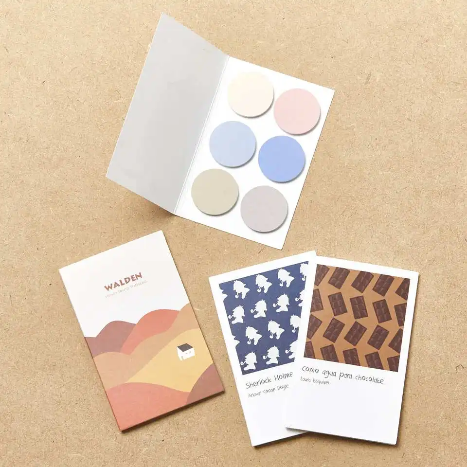 M&G LAVENDER Custom Color Sticky Memo Pad Notes with logo 100 Sheets European Style Popular Memo Pads on Amazon