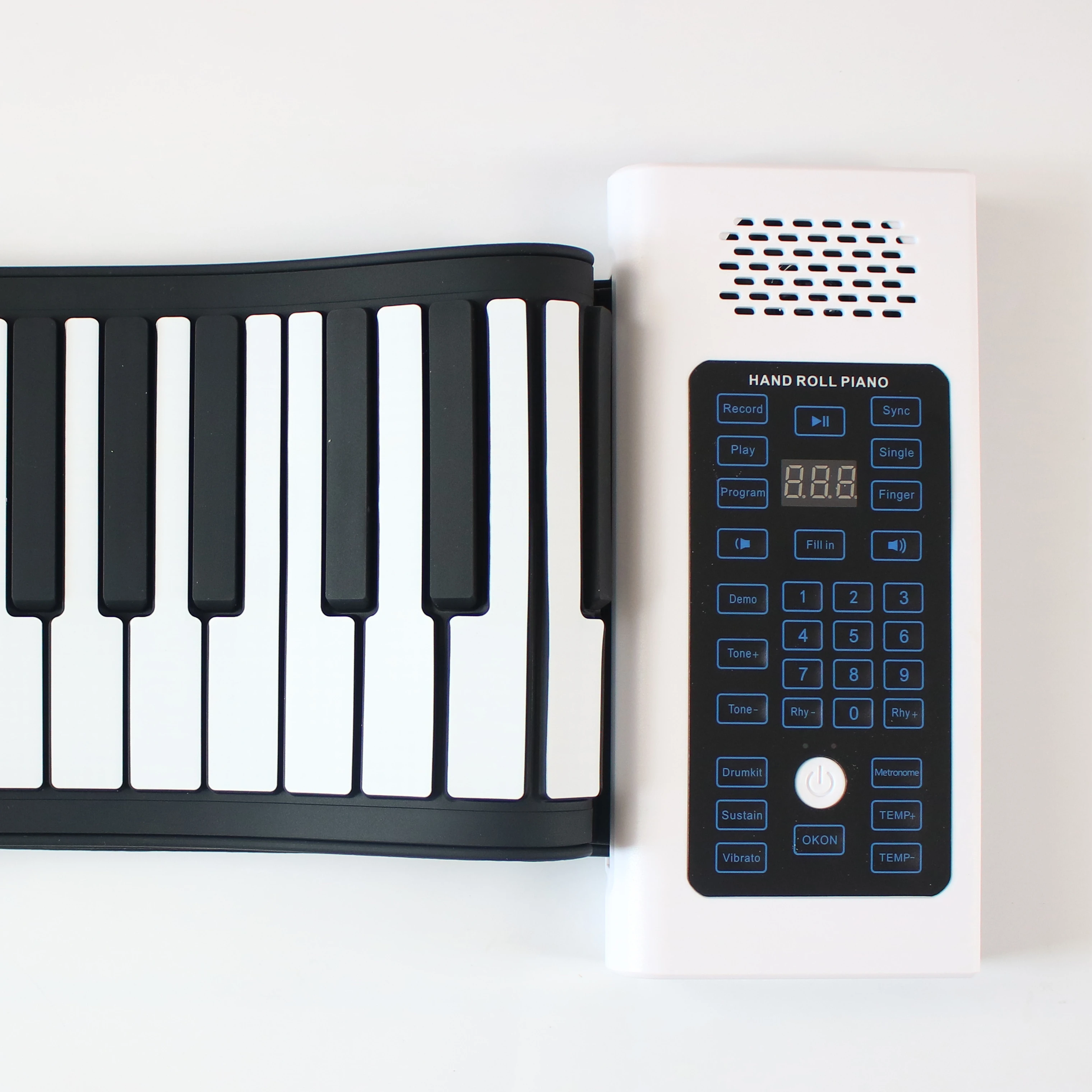 Flexible MIDI Roll Up Mini Music Piano Keyboard 61 Keys Electric Digital Piano