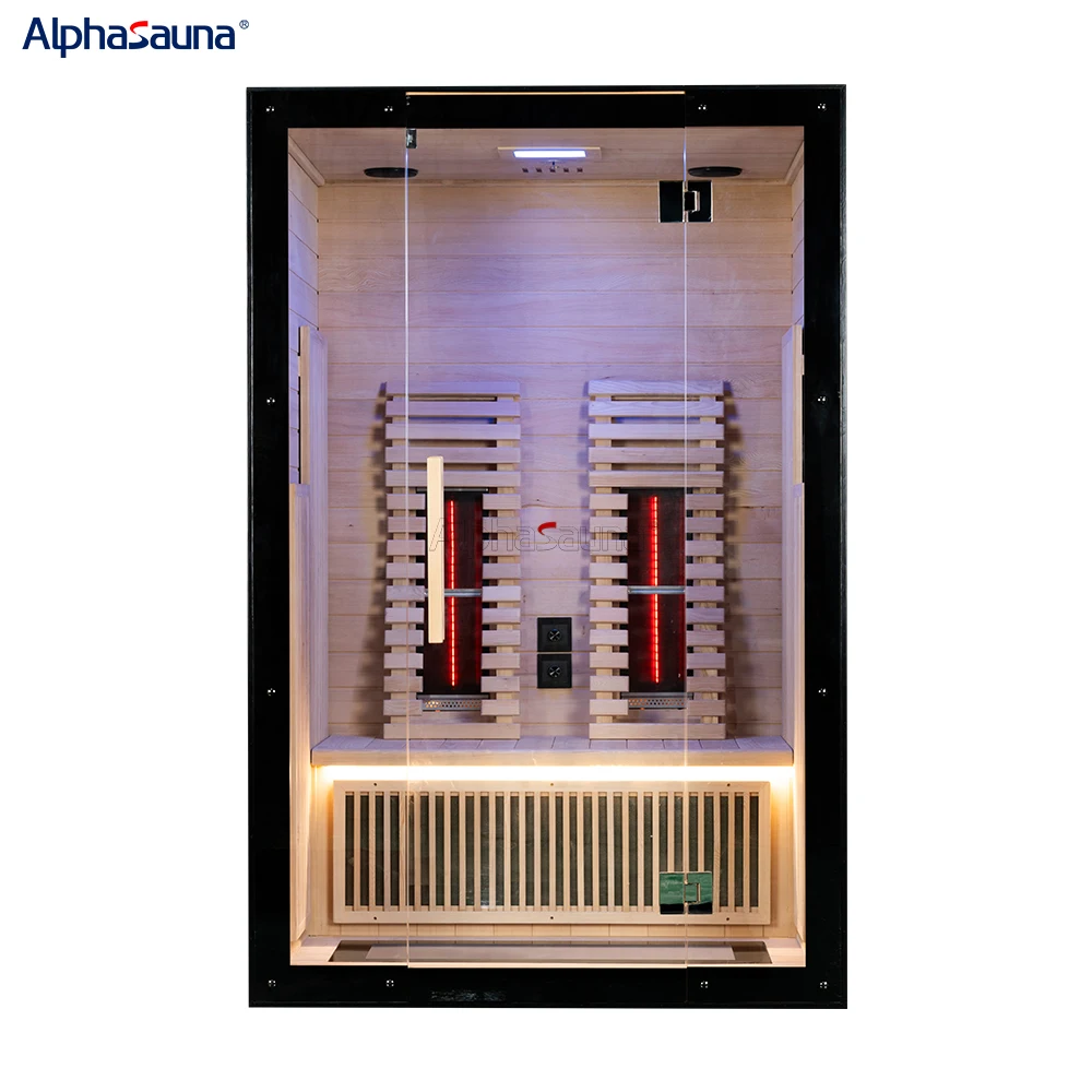 Indoor 2 Person Luxury Full Spectrum Infrared Sauna Portatil Personal for Spa Home Wholesaler