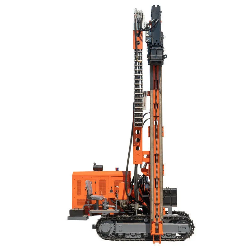 Crawler Solar Pile Driver Hydraulic Piling Machine With Gps For South America Solar Projects