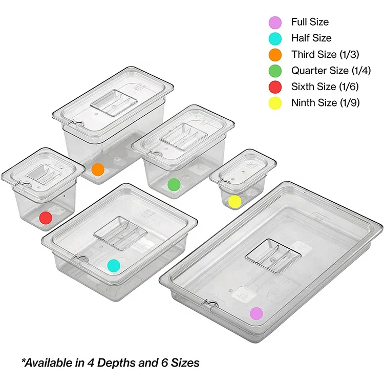 Fast Food Restaurant Pc Gn Pans Commercial Kitchen Gn Pan Food Storage Gn Pan