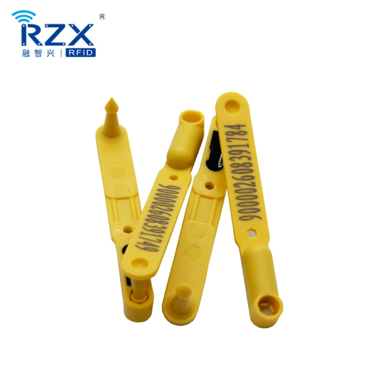 
Пластиковая желтая бирка для ушей из ТПУ с Rfid-защитой 