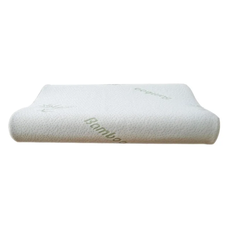 
Back side sleeper firm support healthy bamboo memory foam bed pillow 