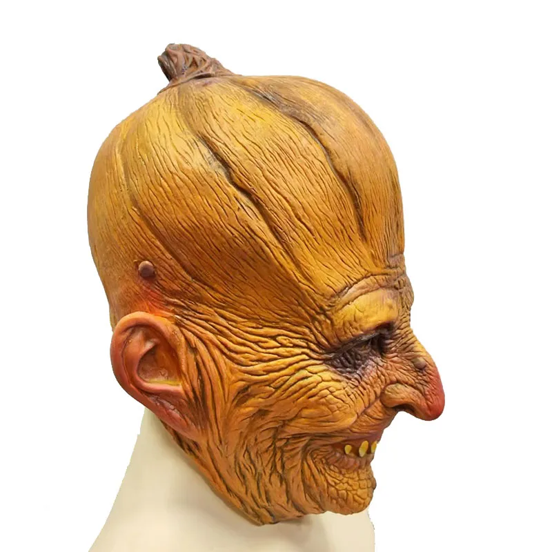 Pumpkin headgear Horrible pumpkin man. The details are lifelike and the logo can be customized.