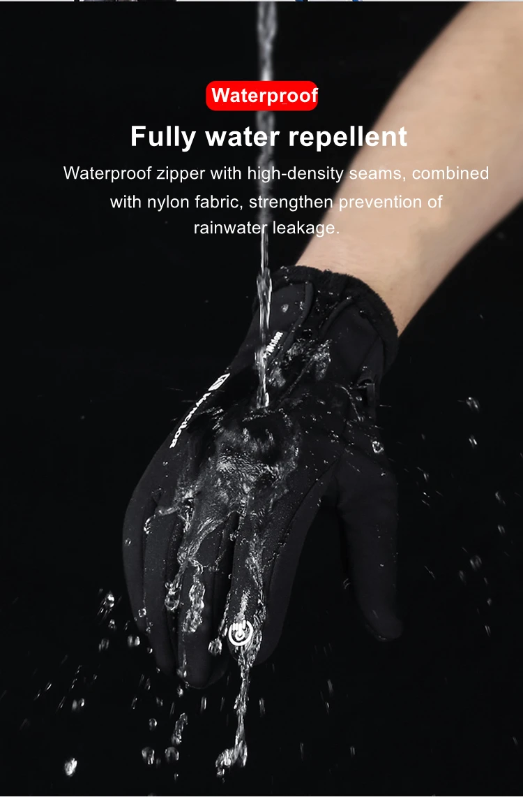 Зимние теплые велосипедные перчатки ветрозащитные водонепроницаемые флисовые спортивные перчатки для работы на открытом воздухе Зимние перчатки