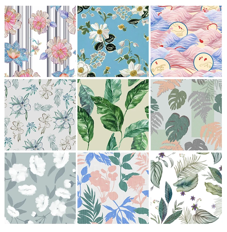 
100%silk Palin Digital Printed Sand Washed Silk Crepe De Chine Fabric 