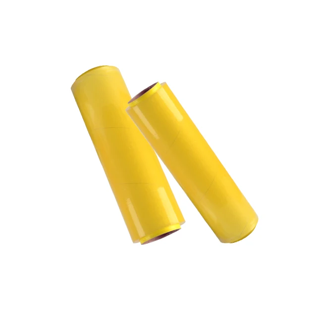 
PVC Self-adhesive Transparent for Food Plastic Stretch Film Cling Film Casting Soft Moisture Proof Wrap Jumbo Roll 