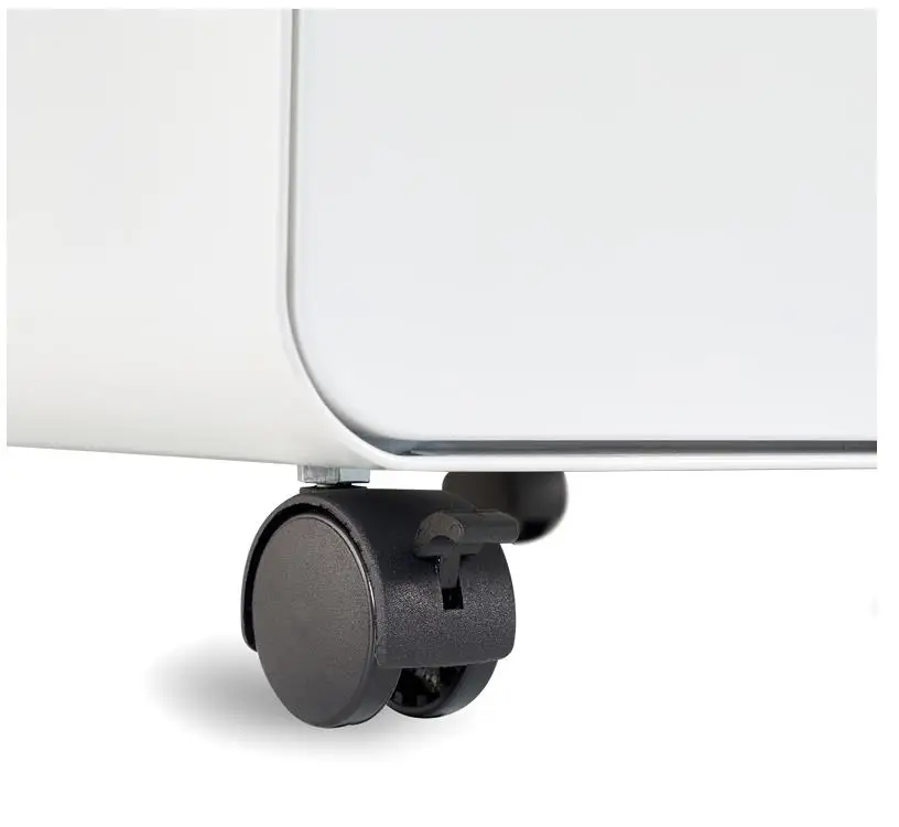 Office use Slim Edge Round Corner Space Saving Design Mobile Pedestal Under Desk 3 Drawer Metal File Cabinet