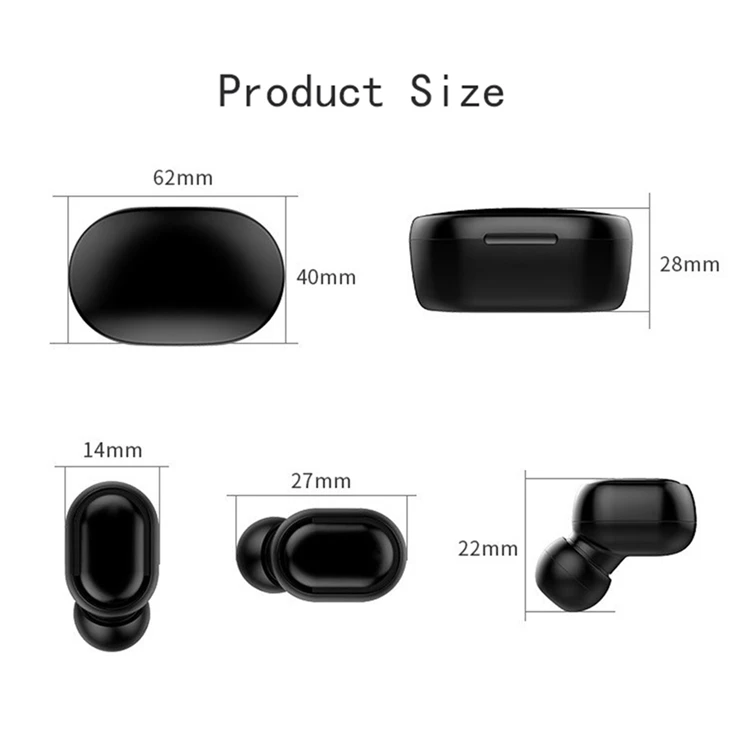  Беспроводные наушники A7S TWS Bluetooth V5.0 шумоподавление наушники-вкладыши для iPhone Xiaomi 2