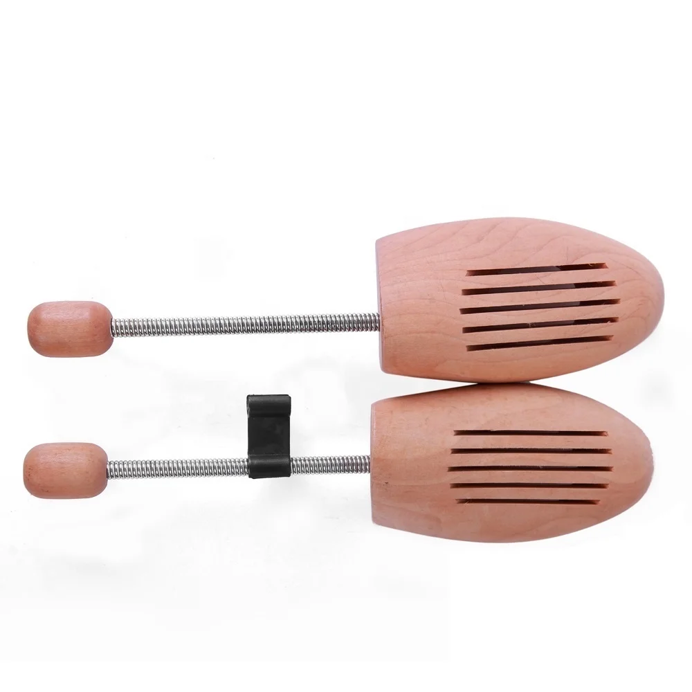 Wholesale Spring Adjustable Shoe Tree Custom Logo wooden shoe last