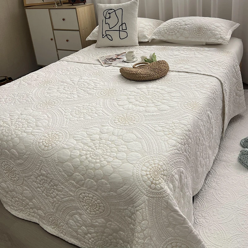 Оптовая продажа 100% хлопковое стеганое цветное ультразвуковое покрывало из микрофибры