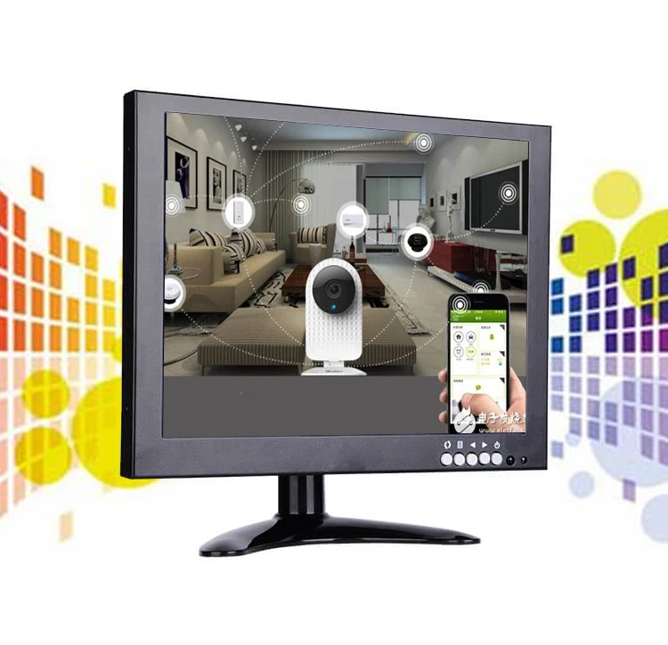 
wall mounted wide screen 10 inch IPS test monitor desktop use security camera system monitor 