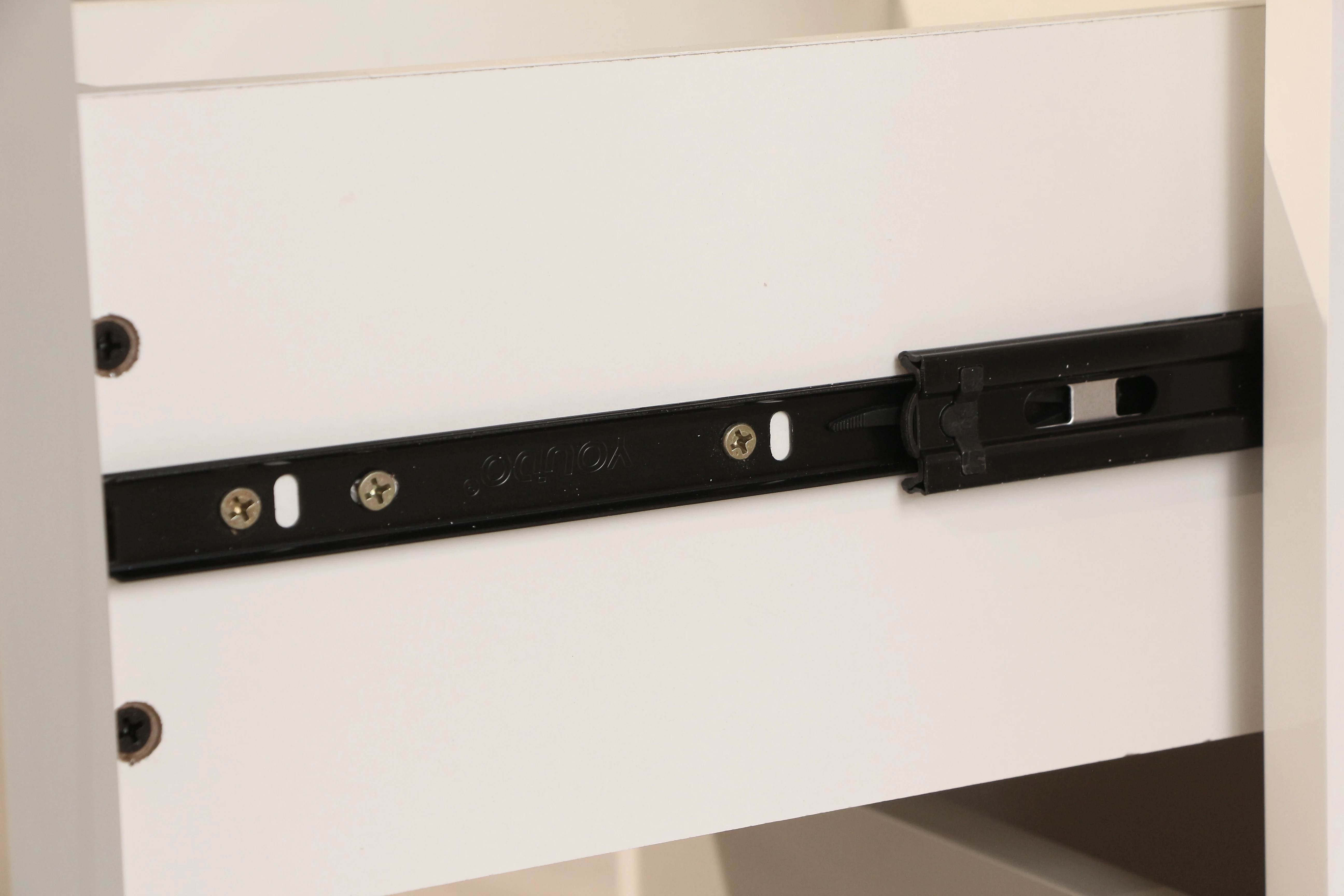 Cheap nail station white rectangle marble top golden legs nail manicure nail table for beauty shop