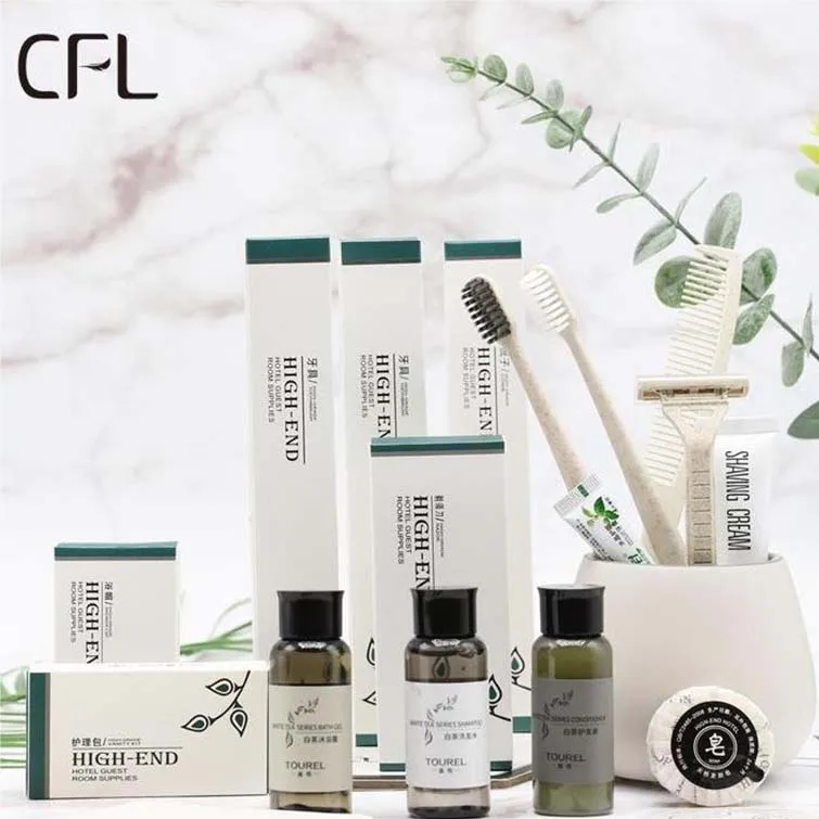 factory cheap price custom supply luxury hotel amenities toiletries dental set with toothbrush toothpaste