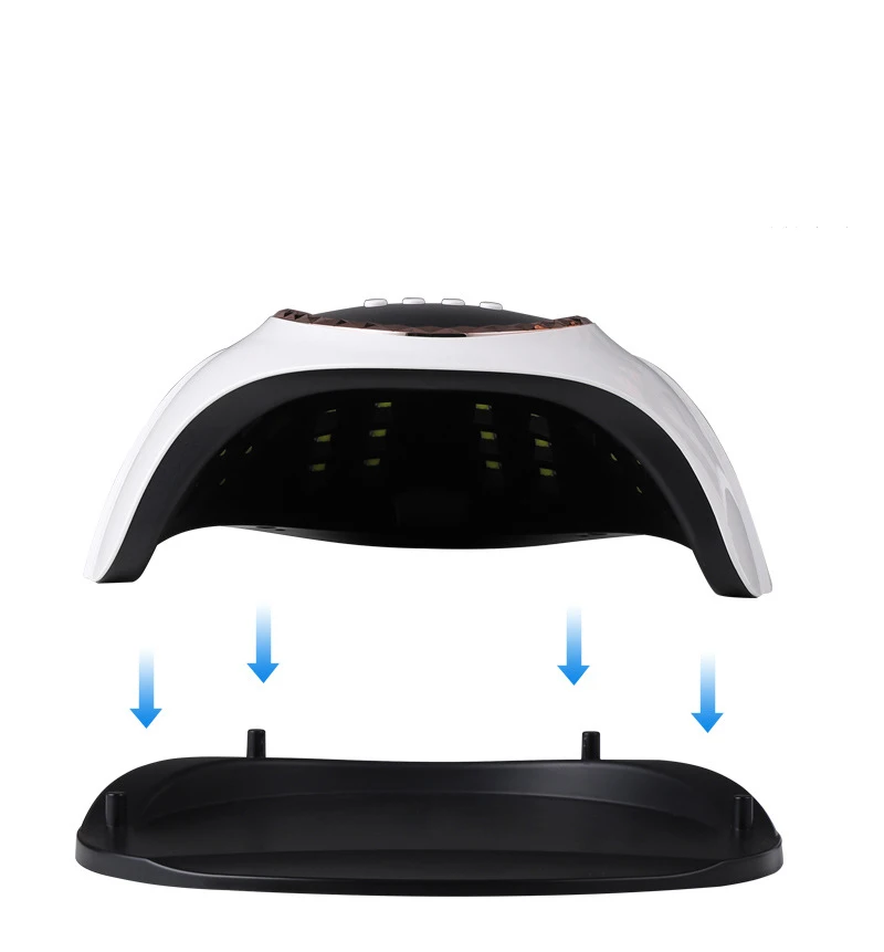 Destly F15 168W 60 Pcs Beads nail lamp Quick Drying Nail Gel Polish Manicure Pedicure Professional Nail Salon Lamp Dryer