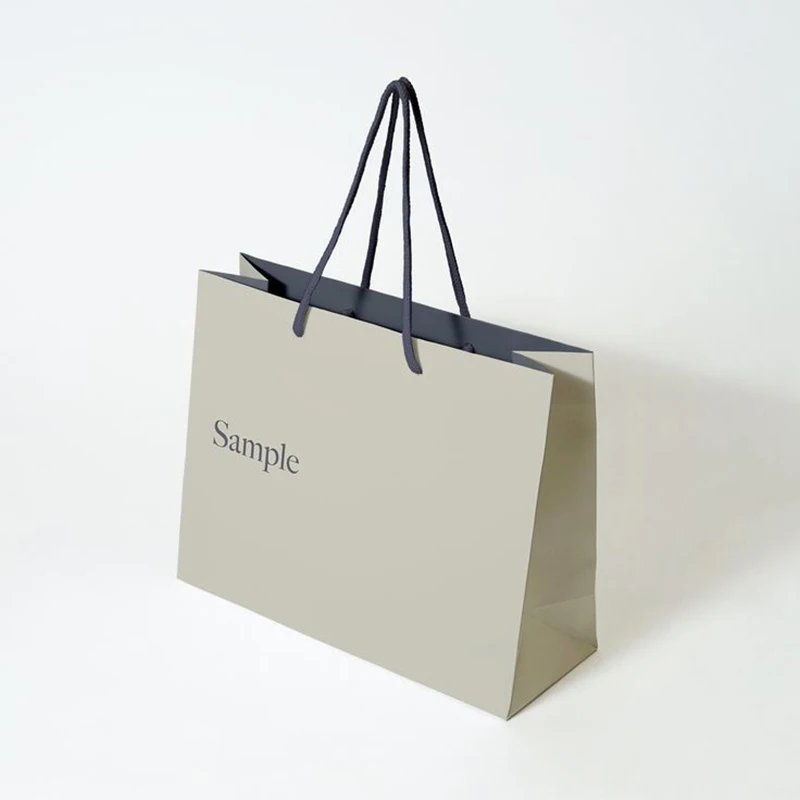 Factory custom luxury black Clothes store retail packaging gift carry bags boutique shopping paper bags with your own logo