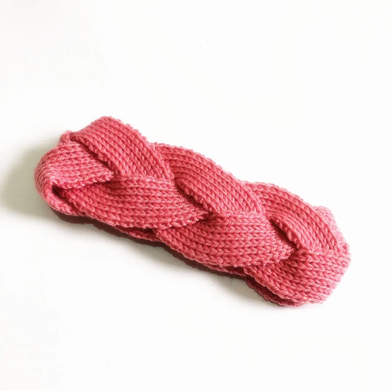Winter Knitting Headband Braid Weaving Hair Bands Outdoors Warm Wide Knitting Elastic Turban Bandage Bandanas Hair Accessories