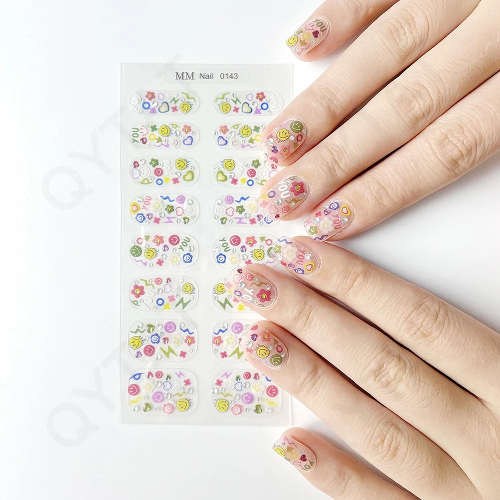 Custom 3D Nail Wraps New Fashion Nail Decoration Sticker Nail Art
