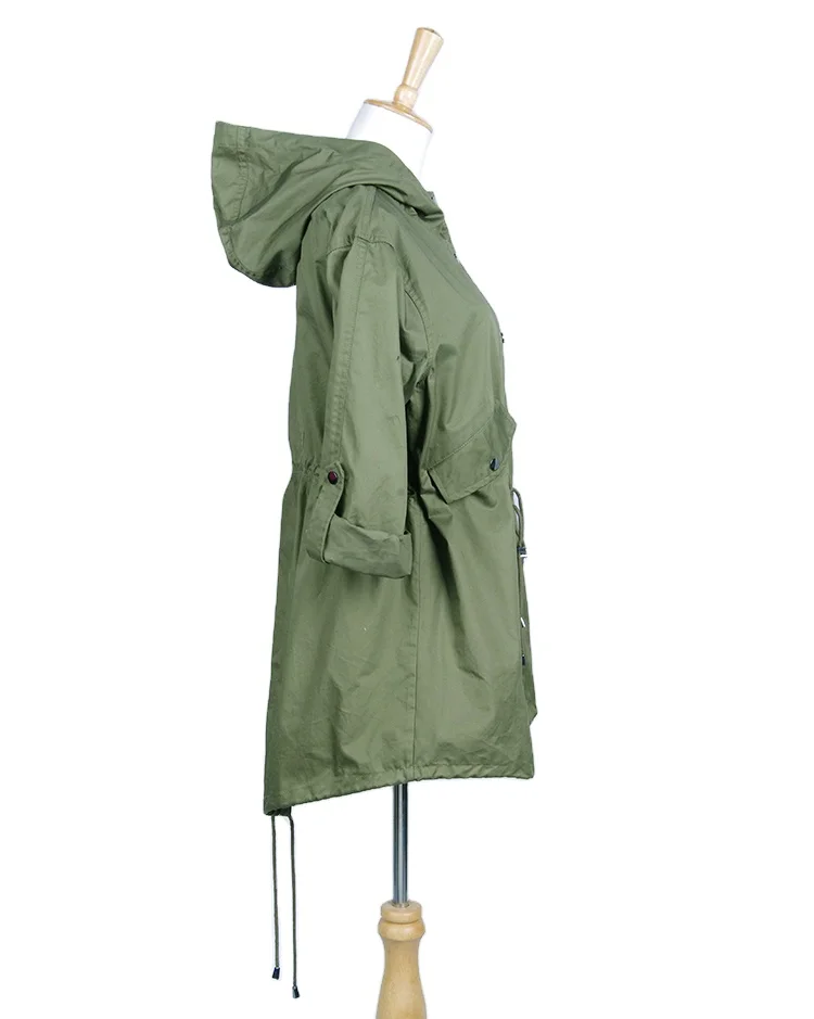 Новейший профессиональный дизайн, женское длинное пальто, простой женский тренчкот (60681359612)