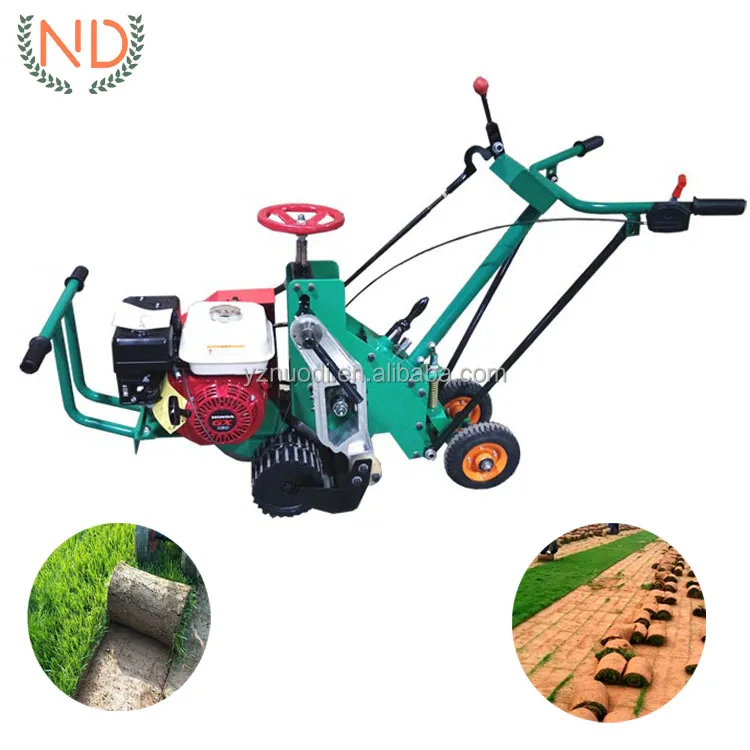 football field lawn mower/grass sod cutter turf cutter lifter lawn cutter machine
