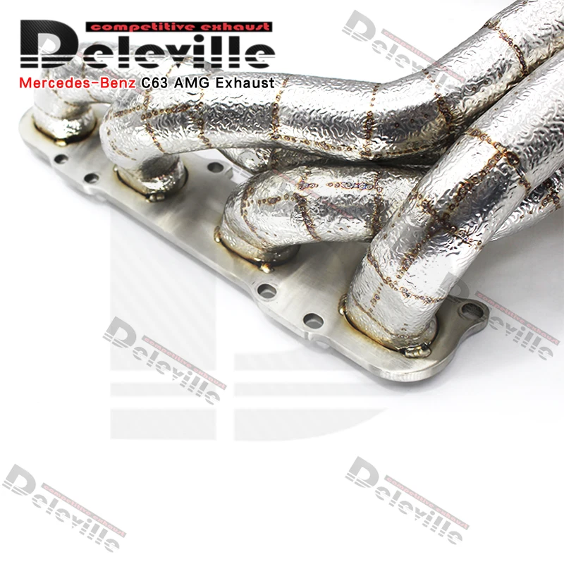Turbo manifold For Mercedes-Benz C63 AMG W204 6.2L 2012-2015 304 Stainless steel exhaust manifold Car Exhaust