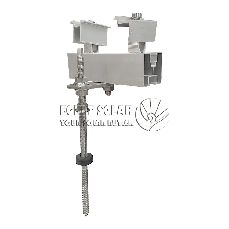 Egret M8 M10 M12 Double Head Solar Mounting System Stainless Steel Bolts with Flange Nuts Aluminium Roof Installation Site