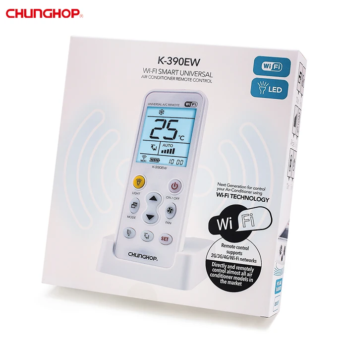 2.4g remote control K-390EW smart air conditioner wifi ir remote control
