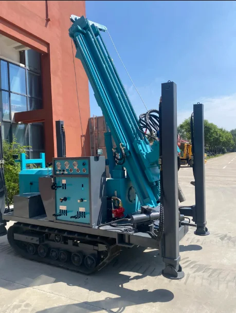 Hydraulic crawler drilling rig pneumatic down-the-hole drilling rig water well drilling rig