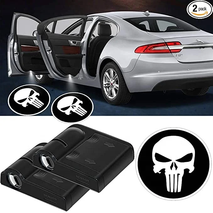 Top 1 Wireless Auto Car Welcome  LED Door Light with custom logo Car door Logo Projector Light for Car  Accessories