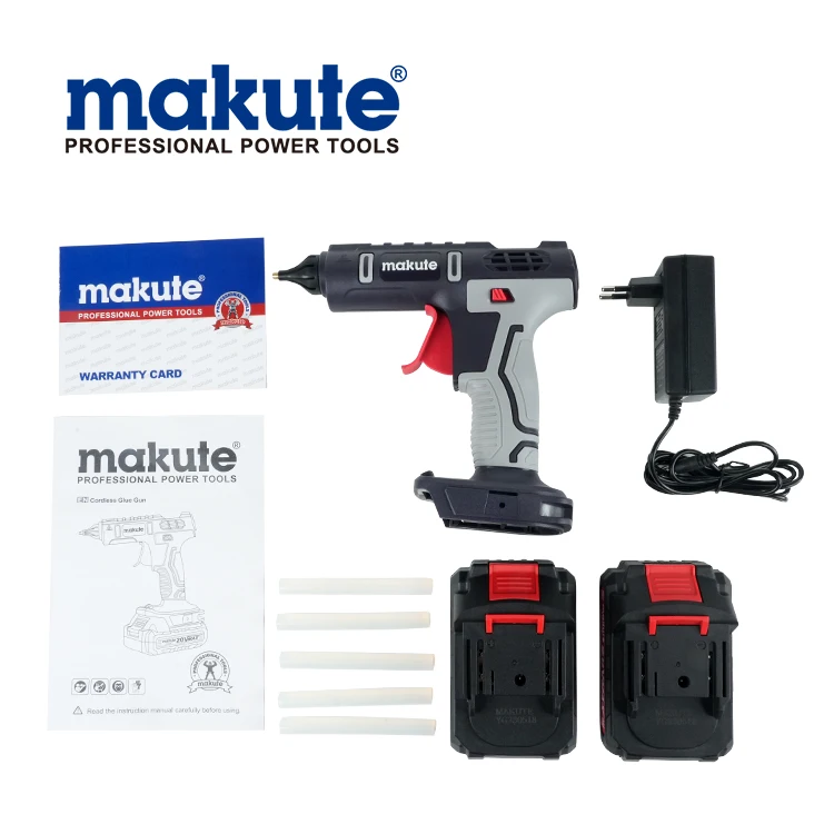 Makute Cordless glue gun 20V 2.0ah Lithium Power Tool CGL001-2B