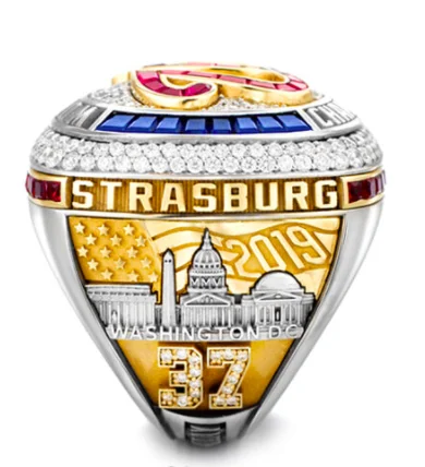 The Newest 2020 Washington Nationals World Championship Ring and alloy baseball championship rings for cool men