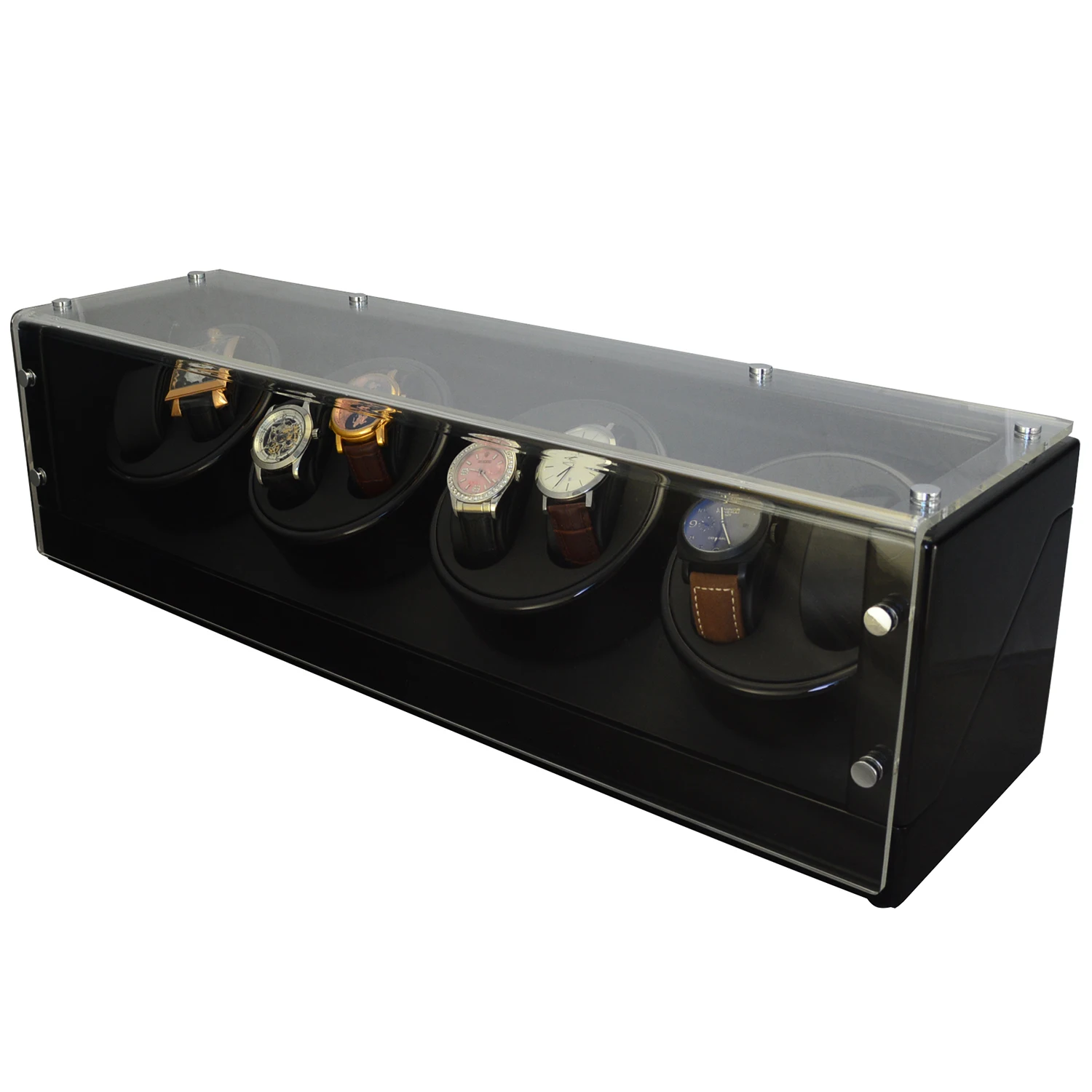 GC03-Q102BB автоматические механические коробки вращающие часы Заводной шкаф органайзер для часов